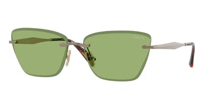 Vogue Eyewear Vogue Occhiali Da Vista Vo4332s 5138/2 Occhiali Da Sole Marroni Per Donna In Green
