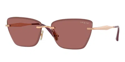 Vogue Eyewear Vogue Occhiali Da Vista Vo4332s 515269 Occhiali Da Sole Oro Per Donna In Pink