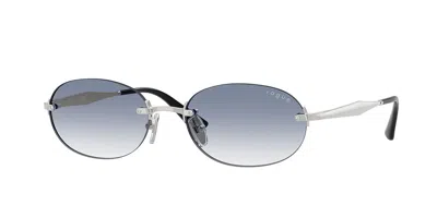Vogue Eyewear Vogue Occhiali Da Vista Vo4342s 323/19 Occhiali Da Sole Argentati Per Donna In Silver
