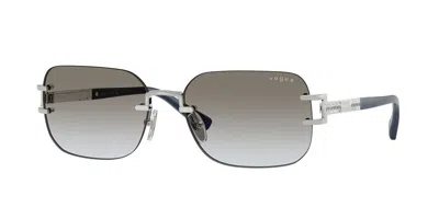 Vogue Eyewear Vogue Occhiali Da Vista Vo4367sb 323/11 Occhiali Da Sole Argentati Per Donna In Silver