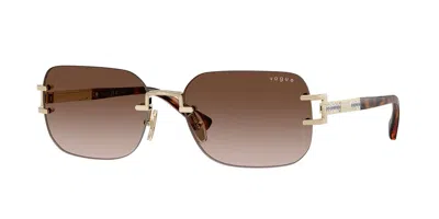 Vogue Eyewear Vogue Occhiali Da Vista Vo4367sb 848/13 Occhiali Da Sole Oro Per Donna In Pale Gold
