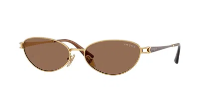 Vogue Eyewear Vogue Occhiali Da Vista Vo4369s 280/73 Occhiali Da Sole Oro Per Donna In Gold