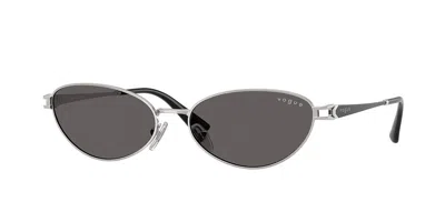 Vogue Eyewear Vogue Occhiali Da Vista Vo4369s 323/87 Occhiali Da Sole Argentati Per Donna In Silver