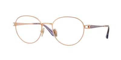 Vogue Eyewear Vogue Occhiali Da Vista Vo4370 5152 Occhiali Da Vista Oro Per Donna (solo Montatura) In Rose Gold