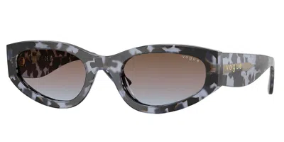 Vogue Eyewear Vogue Occhiali Da Vista Vo5585s 314748 Occhiali Da Sole Tartarugatishell Per Donna In Black