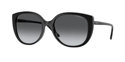 Vogue Eyewear Vo5623sf Asian Fit Polarized W44/t3 Women's Sunglasses Black Size 55