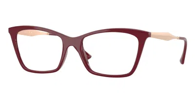 Vogue Eyewear Vogue Occhiali Da Vista Vo5624 2875 Occhiali Da Vista Rossi Per Donna (solo Montatura) In Burgundy