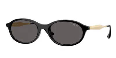 Vogue Eyewear Vogue Occhiali Da Vista Vo5625s W44/87 Occhiali Da Sole Neri Per Donna In Black