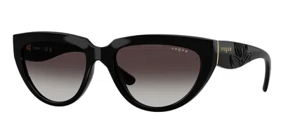 Vogue Eyewear Vogue Occhiali Da Vista Vo5629s W44/8g Occhiali Da Sole Neri Per Donna In Black