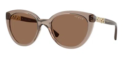 Vogue Eyewear Vogue Occhiali Da Vista Vo5634sb 294073 Occhiali Da Sole Marroni Per Donna In Black