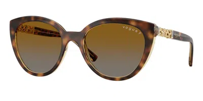 Vogue Eyewear Vogue Occhiali Da Vista Vo5634sb Polarized 1508t5 Occhiali Da Sole Tartarugatishell Per Donna In Brown