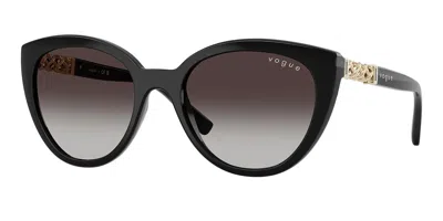 Vogue Eyewear Vogue Occhiali Da Vista Vo5634sb W44/8g Occhiali Da Sole Neri Per Donna In Black
