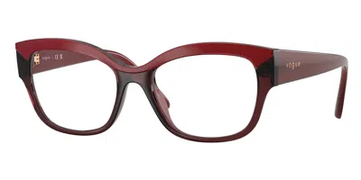 Vogue Eyewear Vogue Occhiali Da Vista Vo5635u 3225 Occhiali Da Vista Rossi Per Donna (solo Montatura) In Black