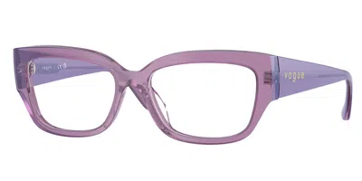 Vogue Eyewear Vogue Occhiali Da Vista Vo5639u 3236 Occhiali Da Vista Purple Per Donna (solo Montatura) In Pink
