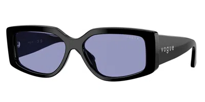 Vogue Eyewear Vogue Occhiali Da Vista Vo5642su W44/76 Occhiali Da Sole Neri Per Donna In Black