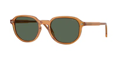 Vogue Eyewear Vogue Occhiali Da Vista Vo5707s 333471 Occhiali Da Sole Marroni Per Uomo In Transparent Honey Brown