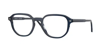 Vogue Eyewear Vogue Occhiali Da Vista Vo5708 3143 Occhiali Da Vista Blu Per Uomo (solo Montatura) In Transparent Blue
