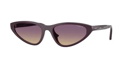 Vogue Eyewear Vogue Occhiali Da Vista Vo5726su 242670 Occhiali Da Sole Purple Per Donna In Full Purple