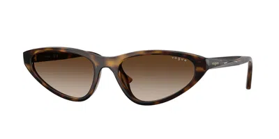 Vogue Eyewear Vogue Occhiali Da Vista Vo5726su W65613 Occhiali Da Sole Tartarugatishell Per Donna In Dark Tortoise