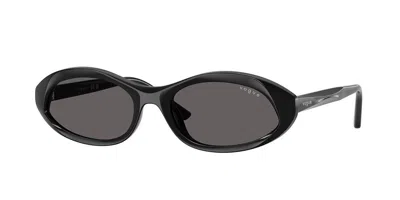 Vogue Eyewear Vogue Occhiali Da Vista Vo5727su W44/87 Occhiali Da Sole Neri Per Donna In Black