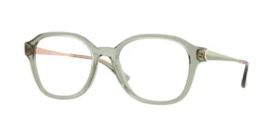 Vogue Eyewear Vogue Occhiali Da Vista Vo5743 3022 Occhiali Da Vista Verdi Per Donna (solo Montatura) In Transparent Green