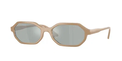 Vogue Eyewear Vogue Occhiali Da Vista Vo5749s 33261n Occhiali Da Sole Marroni Per Donna In Full Taupe