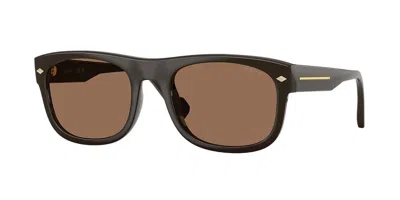 Vogue Eyewear Vogue Occhiali Da Vista Vo5754s 332873 Occhiali Da Sole Marroni Per Uomo In Rich Dark Brown