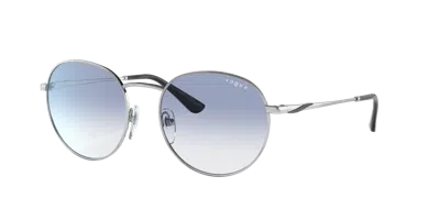 Vogue Eyewear Woman Sunglass Vo4206s In Clear Gradient Light Blue