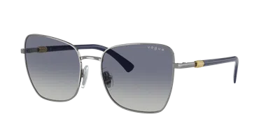 Vogue Eyewear Woman Sunglasses Vo4277sb In Grey Gradient Blue