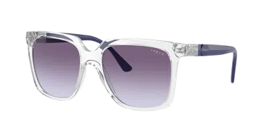 Vogue Eyewear Woman Sunglass Vo5476sb In Violet Gradient Grey