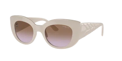 Vogue Eyewear Woman Sunglass Vo5480s In Violet Gradient Brown