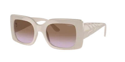 Vogue Eyewear Woman Sunglass Vo5481s In Violet Gradient Brown