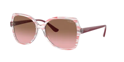 Vogue Eyewear Woman Sunglass Vo5488s In Pink Gradient Brown