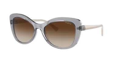 Vogue Eyewear Women's Sunglasses, Gradient Vo5515sb In Brown Gradient