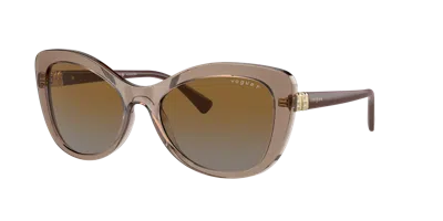 Vogue Eyewear Woman Sunglass Vo5515sb In Polarized Brown Gradient