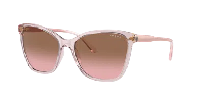 Vogue Eyewear Woman Sunglass Vo5520s In Brown