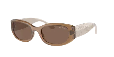 Vogue Eyewear Woman Sunglass Vo5525s In Brown