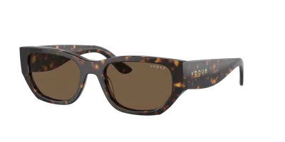 Vogue Eyewear Woman Sunglass Vo5586s In Dark Brown