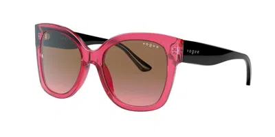 Vogue Eyewear Woman  Vo5338s In Violet Gradient Brown