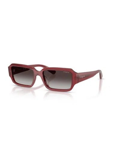 Vogue Eyewear Women's Acetate Gradient Sunglasses Vo5693su In Opal Magenta
