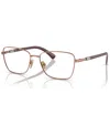 Vogue Eyewear Women's Butterfly Eyeglasses, Vo4271b 54 In Rose Gold-tone