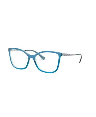 Vogue Eyewear Women's Butterfly Eyeglasses, Vo5334 In Blue