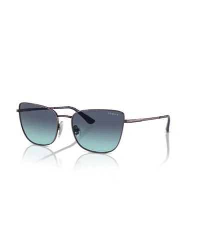 Vogue Eyewear Women's Butterfly Sunglasses, Vo4308s In Gray