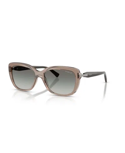 Vogue Eyewear Women's Butterfly Sunglasses, Vo5678sb In Brown