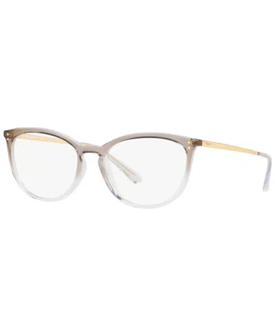 Vogue Eyewear Women's Cat Eye Eyeglasses, Vo527653-o In Brown