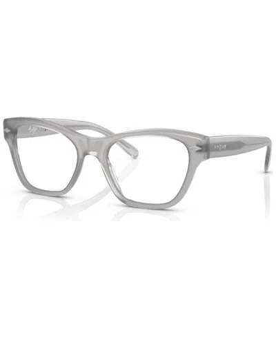 Vogue Eyewear Women's Cat Eye Eyeglasses, Vo544652-o In Gray