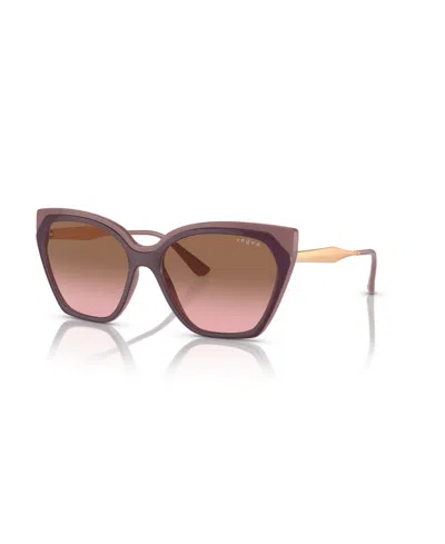 Vogue Eyewear Women's Cat Eye Sunglasses, Vo5521s In Pink