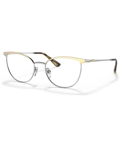 Vogue Eyewear Women's Eyeglasses, Vo4208 In Top Gold,silver