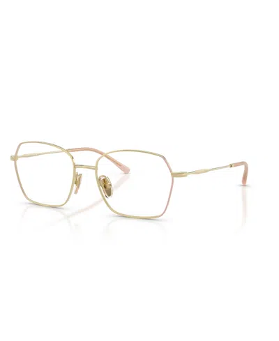 Vogue Eyewear Women's Eyeglasses, Vo4366t In Top Nude,light Gold
