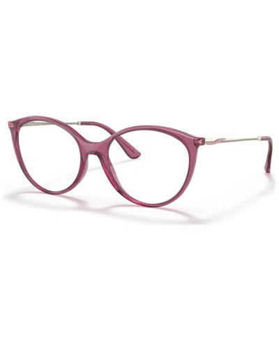 Vogue Eyewear Women's Eyeglasses, Vo5387 In Transparent Purple